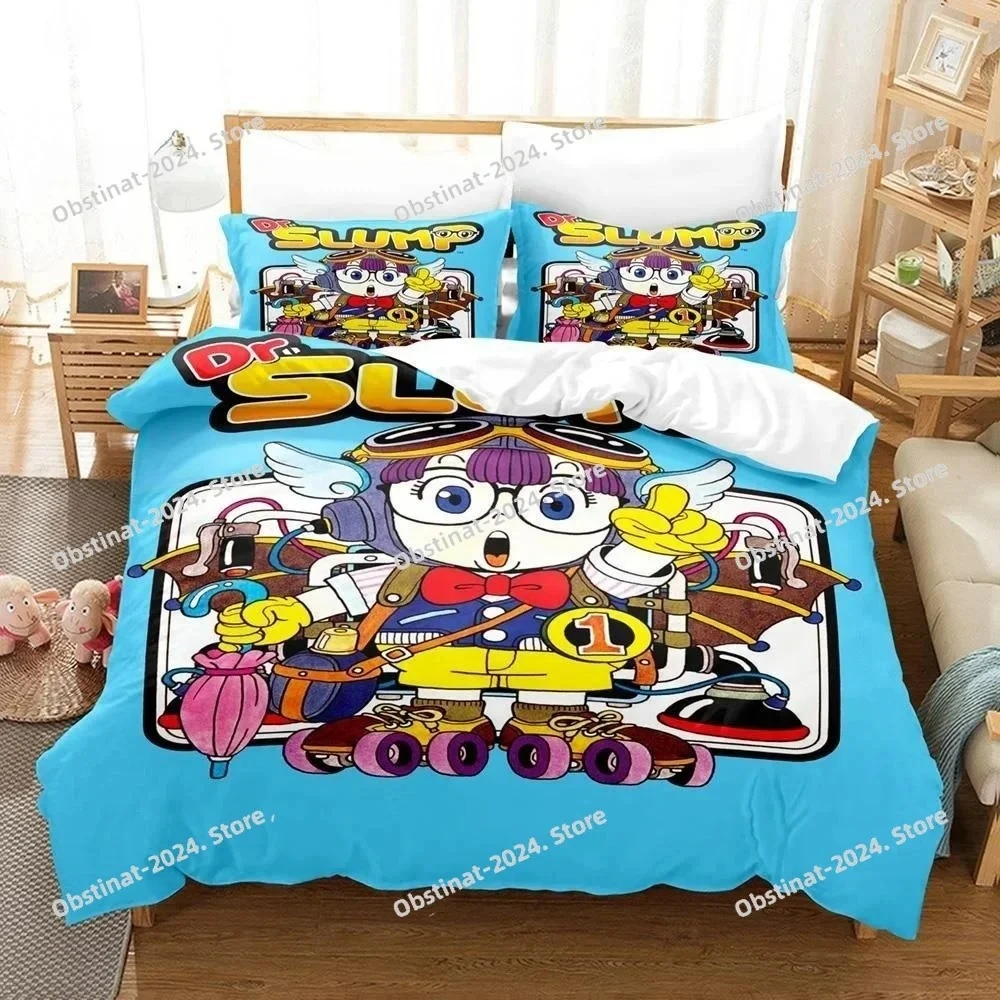 Cartoon DR S-Slump Arale Anime Bedding Set Printed Bed Set Duvet Cover Sheet Pillowcase Soft Quilt Cover Full Queen King Size
Cartoon DR S-Slump Arale Anime Bedding Set Printed Bed Set Duvet Cover Sheet Pillowcase Soft Quilt Cover Full Queen King Size
