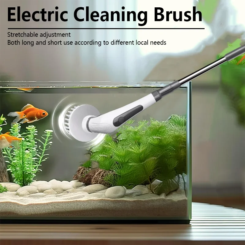 Fish Tank Handheld Cleaning Brush Waterproof Retractable Aquarium Clean Brush High Power Electric Brush Aquarium Cleaning Tools
Fish Tank Handheld Cleaning Brush Waterproof Retractable Aquarium Clean Brush High Power Electric Brush Aquarium Cleaning Tools