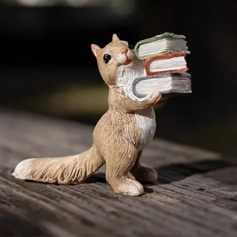 Squirrel with Book Statue Fairy Sculpture Tabletop Figurine Home Decor Gifts
Squirrel with Book Statue Fairy Sculpture Tabletop Figurine Home Decor Gifts
