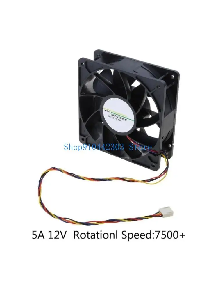 652F 12038 Fan 12x12x2.5cm 4Pin 4 Wire PWM 7500rpm Ball Bearing CPU for S7 S9 D3
652F 12038 Fan 12x12x2.5cm 4Pin 4 Wire PWM 7500rpm Ball Bearing CPU for S7 S9 D3