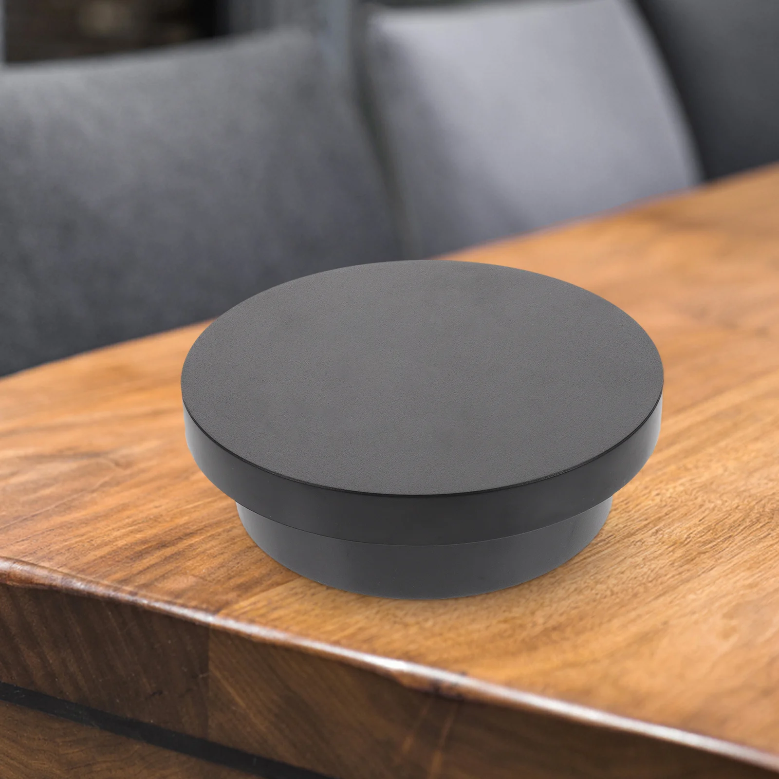 Electric Rotating Display Stand Pvc Material For Jewelry Watch Photo Prop Showcase Turntable Automatic Rotation Table