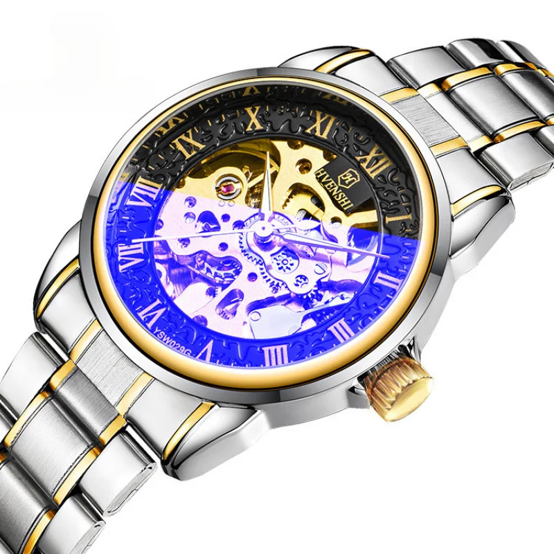 Automatic Mechanical Watch Business Double-Sided Hollow Men's Watch Mechanical Gift Watch
Automatic Mechanical Watch Business Double-Sided Hollow Men's Watch Mechanical Gift Watch