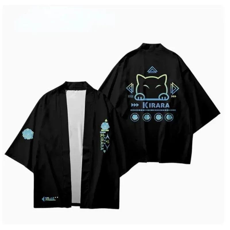 Genshin Impact Kirara японское аниме кимоно хаори юката косплей женская/мужская модная летняя повседневная крутая уличная рубашка
Genshin Impact Kirara японское аниме кимоно хаори юката косплей женская/мужская модная летняя повседневная крутая уличная рубашка