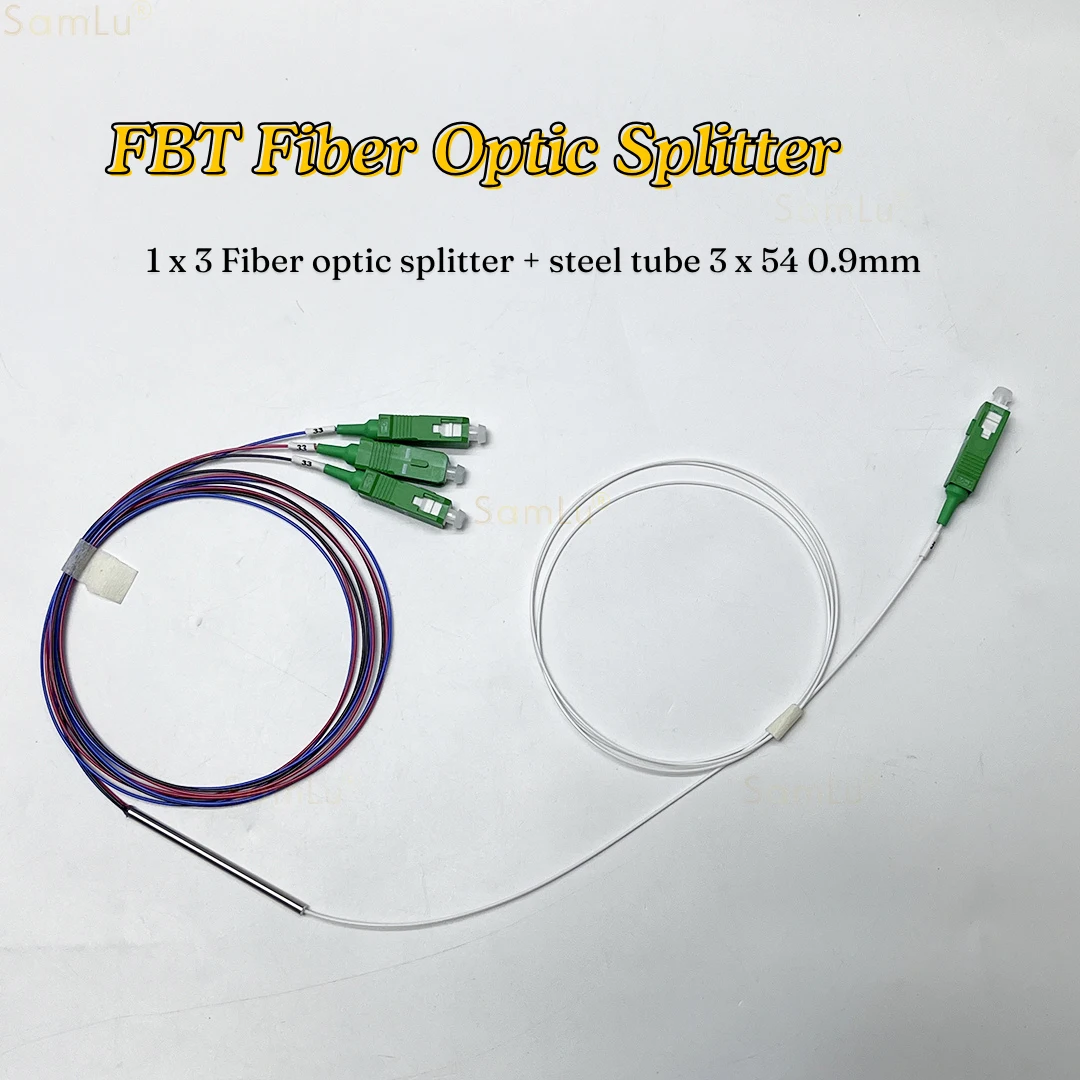 Fiber Optic 1X3 0.9Mm FBT Splitter With Connectors SC/APC SC/UPC FC/APC FC/UPC LC/APC LC/UPC Factory Outlet
Fiber Optic 1X3 0.9Mm FBT Splitter With Connectors SC/APC SC/UPC FC/APC FC/UPC LC/APC LC/UPC Factory Outlet
