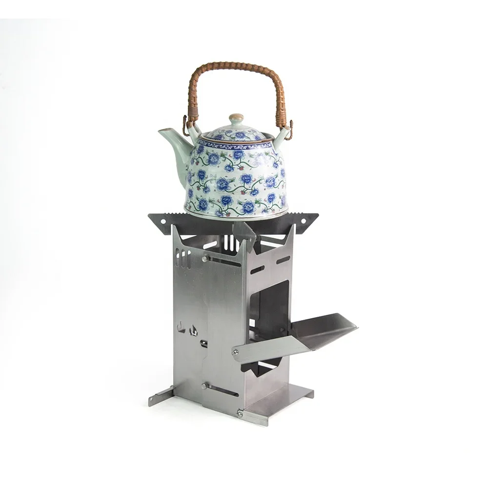 Backpacking Rocket Stove With Cooktop Wood Burning Stove For Camping Traveling
Backpacking Rocket Stove With Cooktop Wood Burning Stove For Camping Traveling
