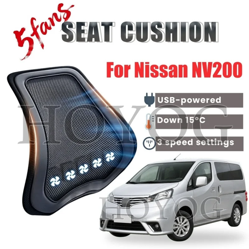 For Nissan NV200 Car Seat Cooling Lumbar Support Cushion Back Support Pillow USB Fan 3 Speed Airflow Breathable Ice Silk
For Nissan NV200 Car Seat Cooling Lumbar Support Cushion Back Support Pillow USB Fan 3 Speed Airflow Breathable Ice Silk