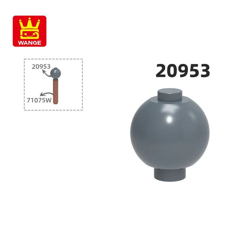 Wange 20953 100 г/71 шт. шарики с открытым штифтом 16 мм X 16 мм Строительные блоки Moc совместимы с кирпичом DIY запасные части
Wange 20953 100 г/71 шт. шарики с открытым штифтом 16 мм X 16 мм Строительные блоки Moc совместимы с кирпичом DIY запасные части