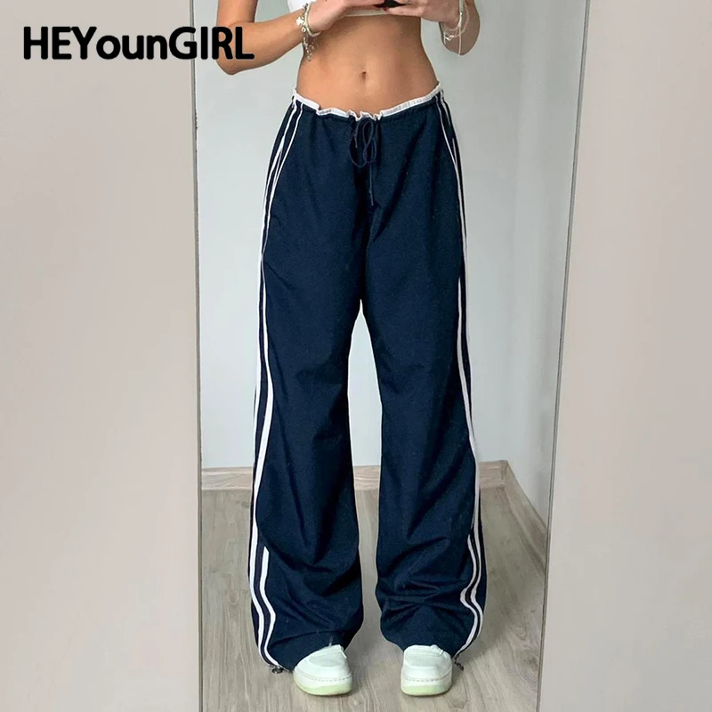 HEYounGIRL Casual Korean Sweatpant Women Low Waist Striped Long Pants Streetwear Summer Fitness Straight Trousers 2023 Outfits
HEYounGIRL Casual Korean Sweatpant Women Low Waist Striped Long Pants Streetwear Summer Fitness Straight Trousers 2023 Outfits