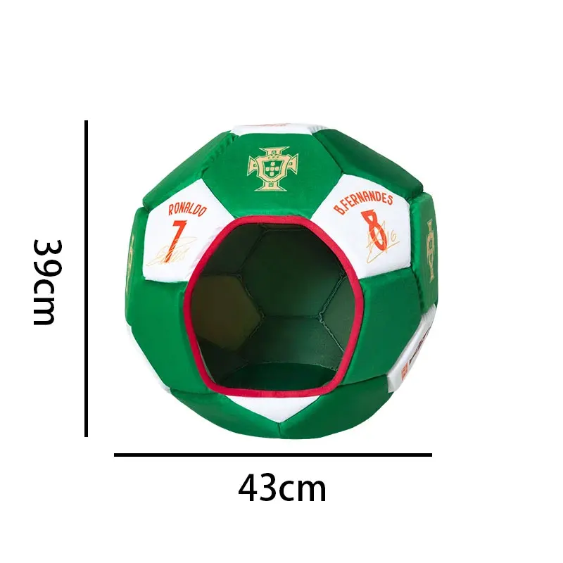 Soccer Ball Shaped Cat Bed Soft Plush Pet House with Entry Hole Creative Kitten Sleeping Nest for Small Medium Cats Pet Supplies
Soccer Ball Shaped Cat Bed Soft Plush Pet House with Entry Hole Creative Kitten Sleeping Nest for Small Medium Cats Pet Supplies