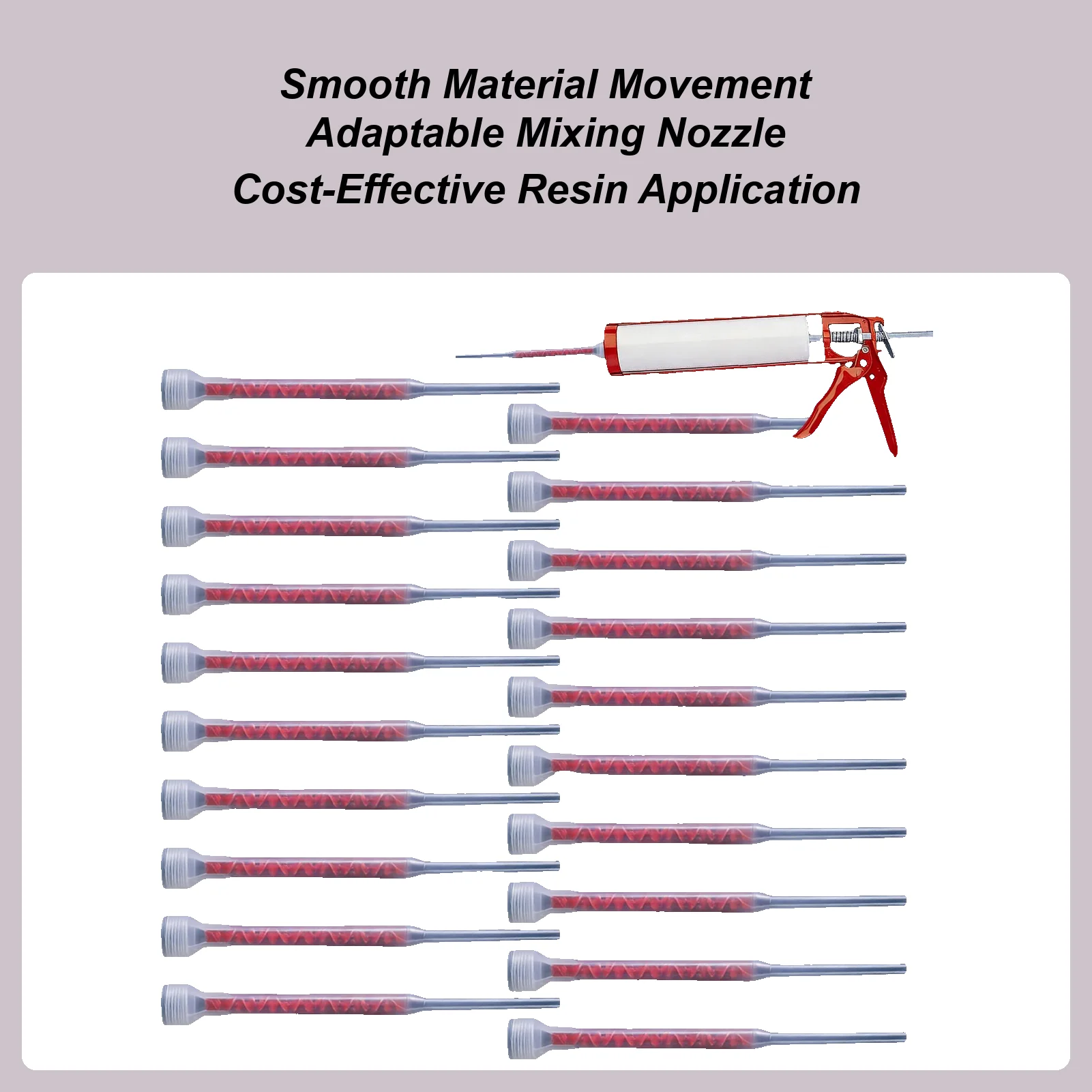 Набор насадок для смешивания клея (20 шт.) – аппликаторы для смолы и клея для усиления строительных конструкций и ремонта трещин в бетоне
Набор насадок для смешивания клея (20 шт.) – аппликаторы для смолы и клея для усиления строительных конструкций и ремонта трещин в бетоне