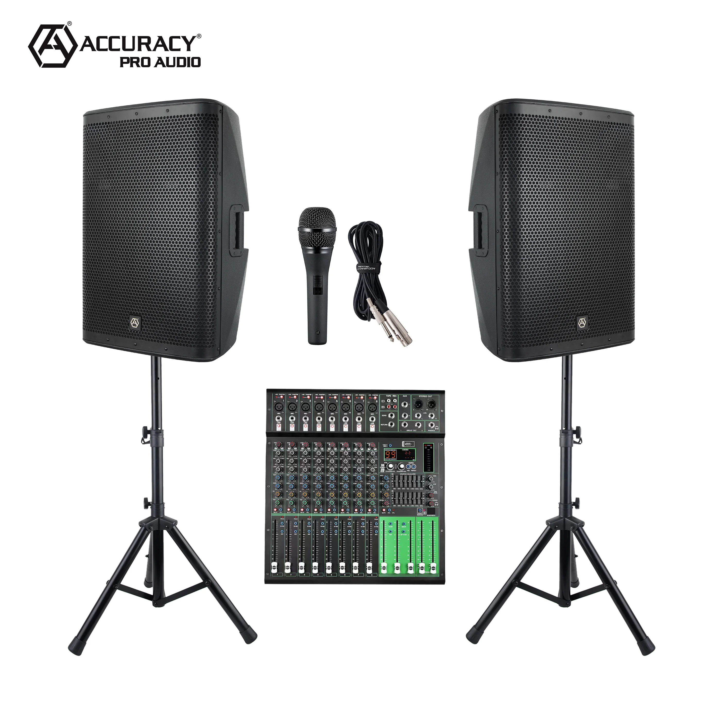 Accuracy Pro Audio CAO15D3-COMBO Sound System Audio Speakers Outdoor Professional Concert PA System for Stage Performance
Accuracy Pro Audio CAO15D3-COMBO Sound System Audio Speakers Outdoor Professional Concert PA System for Stage Performance