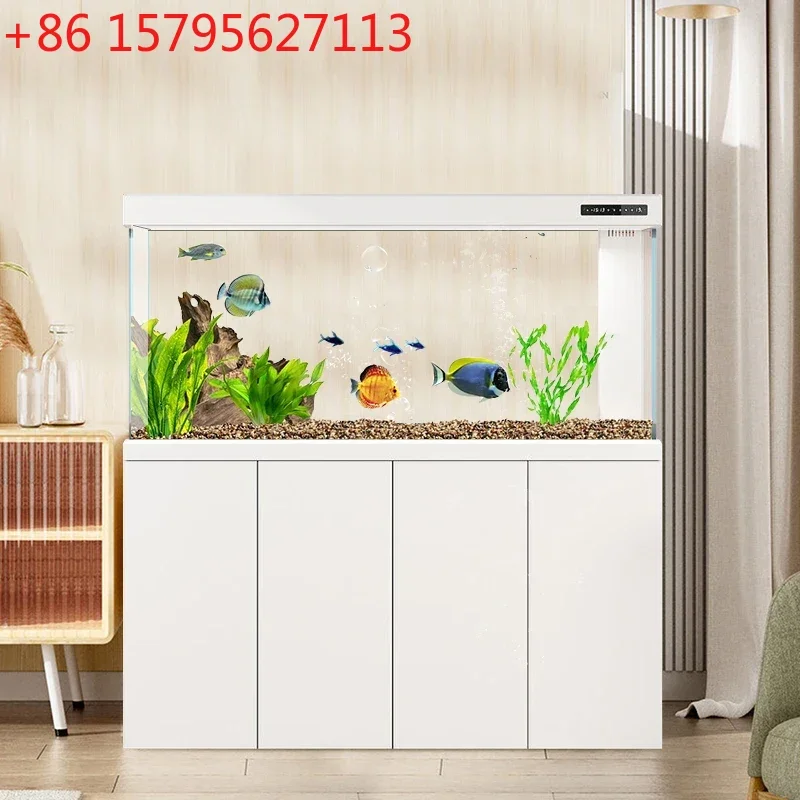 Light luxury ultra white glass intelligent ecological bottom filter goldfish tank large dragon fish tank
Light luxury ultra white glass intelligent ecological bottom filter goldfish tank large dragon fish tank