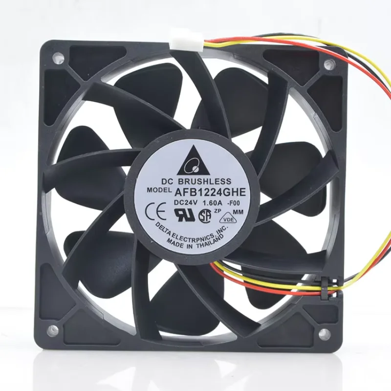 Delta Electronic AFB1224GHE F00 DC 24 В 1,60 А 120x120x38 мм 3-проводной охлаждающий вентилятор для сервера
Delta Electronic AFB1224GHE F00 DC 24 В 1,60 А 120x120x38 мм 3-проводной охлаждающий вентилятор для сервера