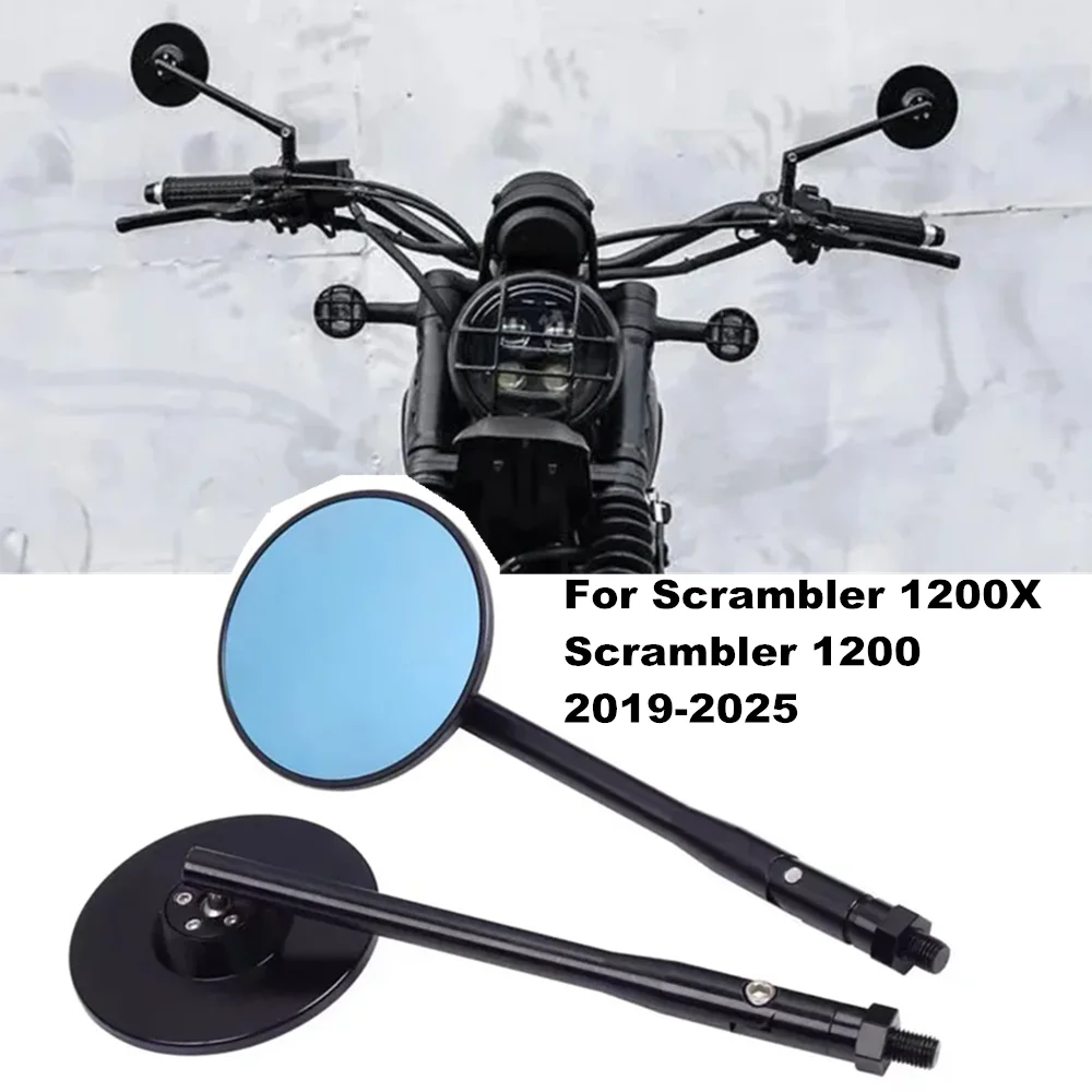 Motorbike Rear View Mirror Conversion CNC Rear View Mirror For Triumph Scrambler 1200X 1200 XE/XC/X 1200XE 1200XC 2019-2025
Motorbike Rear View Mirror Conversion CNC Rear View Mirror For Triumph Scrambler 1200X 1200 XE/XC/X 1200XE 1200XC 2019-2025