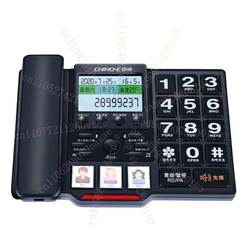 C219 Elderly Large Screen Large Button Call Display Phone Hands Free Speaker Home Fixed Phone
C219 Elderly Large Screen Large Button Call Display Phone Hands Free Speaker Home Fixed Phone