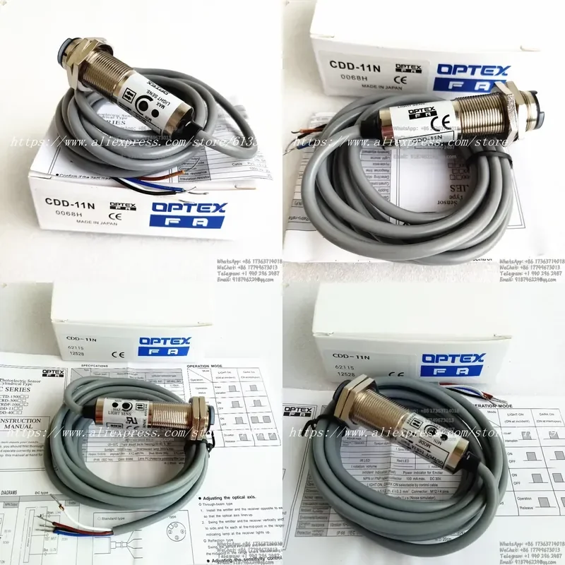 2PCS CDD-11N CDD-11P CDD-40N SICK OPTEX NO+NC M18 New Photoelectric Switch Sensor High-Quality
2PCS CDD-11N CDD-11P CDD-40N SICK OPTEX NO+NC M18 New Photoelectric Switch Sensor High-Quality