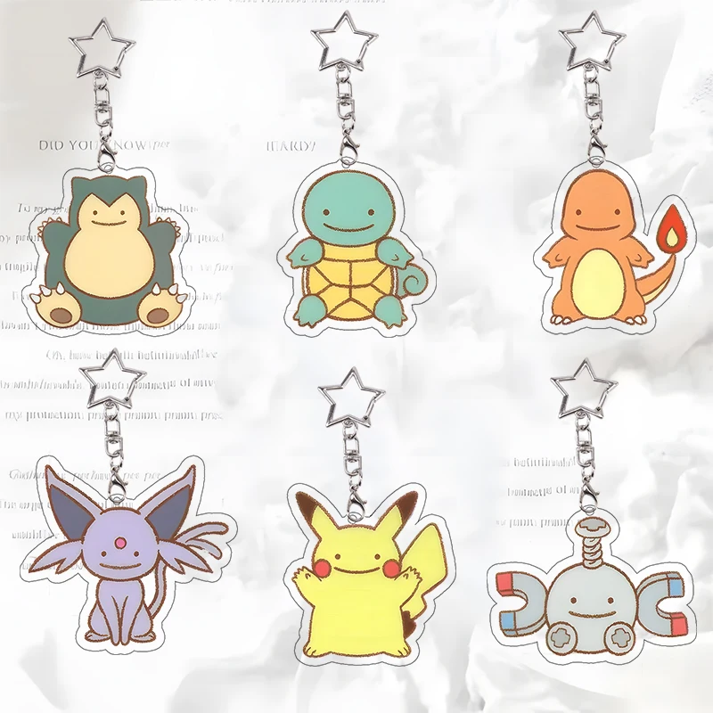 Snorlax Acrylic Keychain Kawaii Squirtle Keyring Cartoon Exquisite Characters Bag Pendant Magnemite Decor Festival Gift
Snorlax Acrylic Keychain Kawaii Squirtle Keyring Cartoon Exquisite Characters Bag Pendant Magnemite Decor Festival Gift