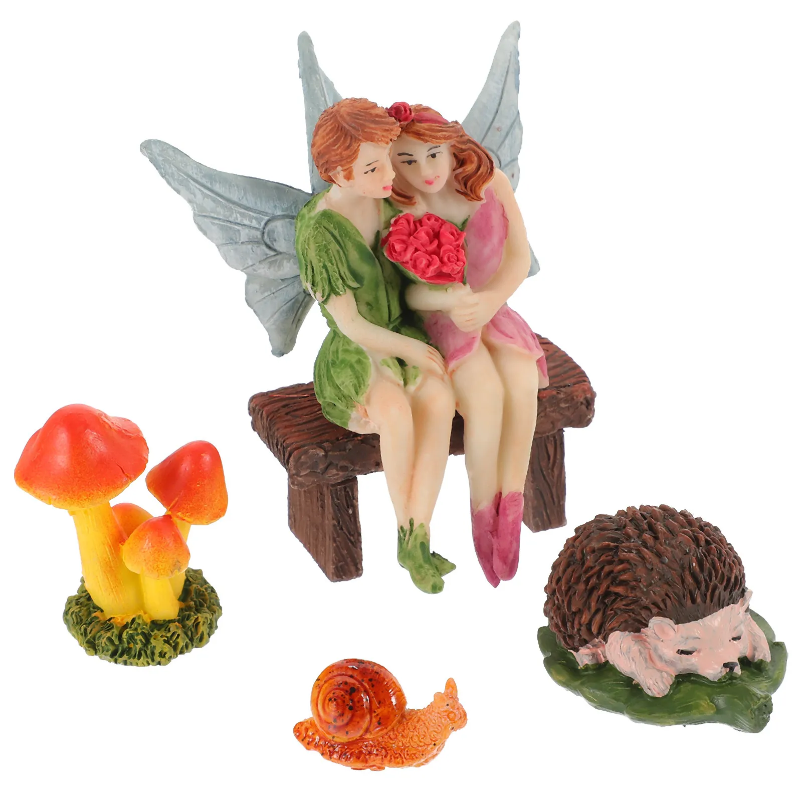 1Set Resin Garden Ornament Cute Fairy Sculpture for Outdoor Indoors Decoration Mini Mushroom Fairy Scene Decorative Piece
1Set Resin Garden Ornament Cute Fairy Sculpture for Outdoor Indoors Decoration Mini Mushroom Fairy Scene Decorative Piece