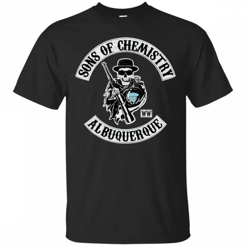 Sons of Chemictry. Albuquerque T-Shirt 100% Cotton O-Neck Short Sleeve Summer Casual Mens T-shirt Streetwear
Sons of Chemictry. Albuquerque T-Shirt 100% Cotton O-Neck Short Sleeve Summer Casual Mens T-shirt Streetwear