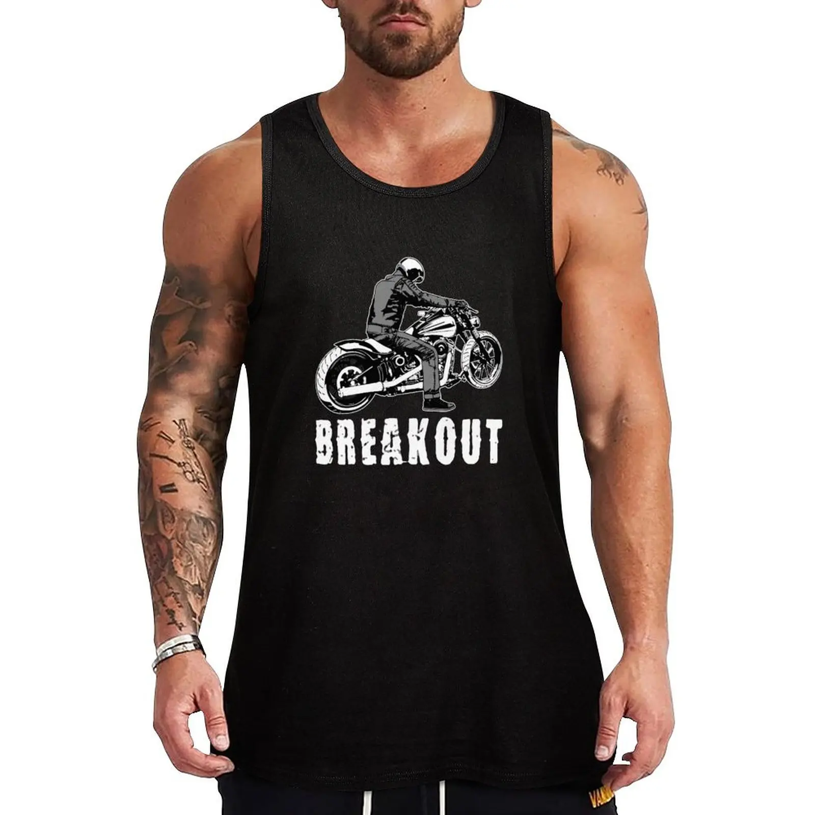 Breakout - Softail - stonewashed look - motorcycle custom chopper biker Tank Top Classic Fit Undershirt Everyday Wear
Breakout - Softail - stonewashed look - motorcycle custom chopper biker Tank Top Classic Fit Undershirt Everyday Wear