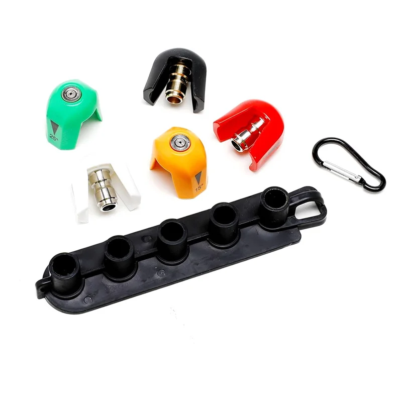 5 Pack Quick Connect Pressure Washer Nozzle Tips With Base-For SPX3000 Series & Universal Pressure Washers Durable Easy To Use
5 Pack Quick Connect Pressure Washer Nozzle Tips With Base-For SPX3000 Series & Universal Pressure Washers Durable Easy To Use