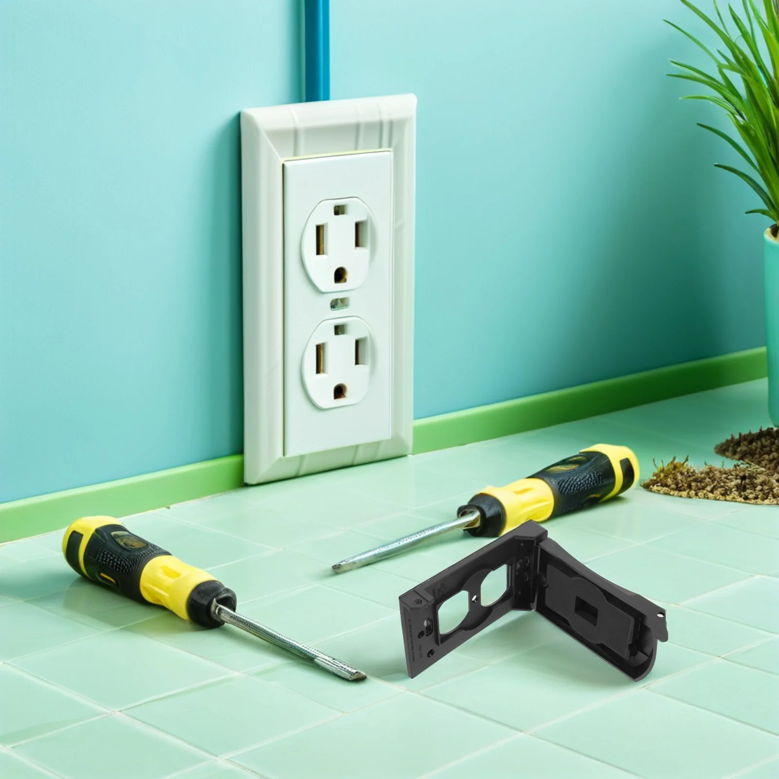 Outdoor Plug Cover Weatherproof Waterproof Electrical Outlet Box Cover Protective Splash Proof Receptacle Enclosure for Garden
Outdoor Plug Cover Weatherproof Waterproof Electrical Outlet Box Cover Protective Splash Proof Receptacle Enclosure for Garden