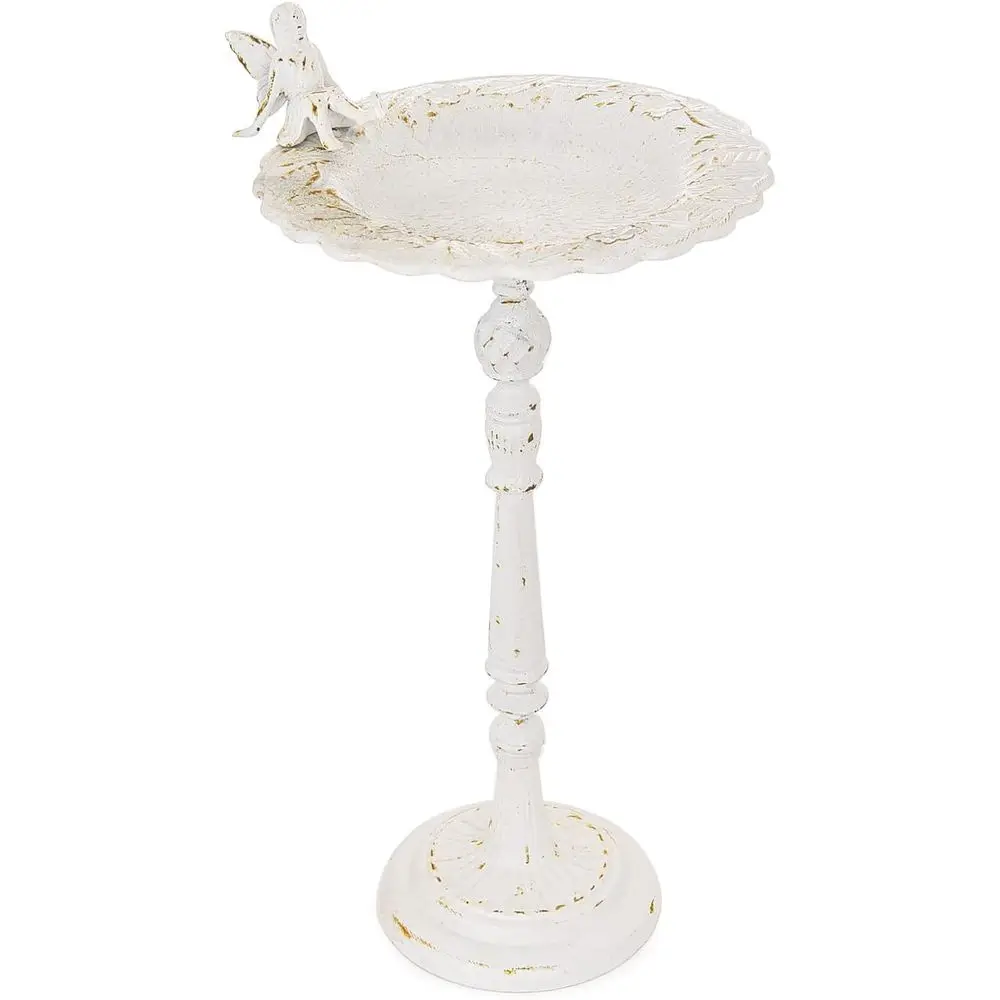 Ornate Bird Bath or Garden, 21 Tall Vintage White Birdbath with Angel Statue Decor, Outdoor Standing Water Bowl, Decorative Pede
Ornate Bird Bath or Garden, 21 Tall Vintage White Birdbath with Angel Statue Decor, Outdoor Standing Water Bowl, Decorative Pede