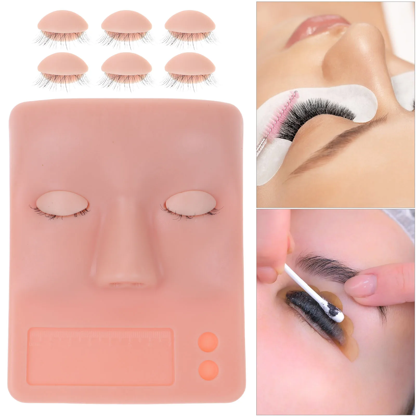 Lash Extension Practice Mannequin Head Mold Realistic Human Skin Color Silicone 5D Replaceable Eyes 3 Pairs Beginners Beauty
Lash Extension Practice Mannequin Head Mold Realistic Human Skin Color Silicone 5D Replaceable Eyes 3 Pairs Beginners Beauty