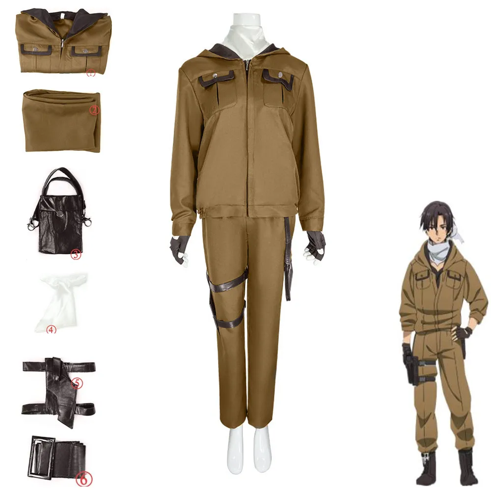 Anime Shinel·Nozen 86- Eighty Six Cosplay Costume Curry Military Uniform Coverall Hooded Cost Man Woman Halloween Carnival Suit
Anime Shinel·Nozen 86- Eighty Six Cosplay Costume Curry Military Uniform Coverall Hooded Cost Man Woman Halloween Carnival Suit
