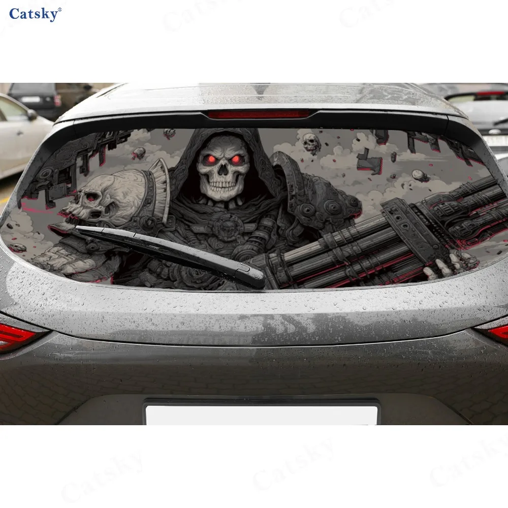 Mysterious Red Eyes Grim Reaper PVC Perforated Car Vinyl Wraps, Durable Car Rear Windshield Sticker, Waterproof Car Rear Window
Mysterious Red Eyes Grim Reaper PVC Perforated Car Vinyl Wraps, Durable Car Rear Windshield Sticker, Waterproof Car Rear Window