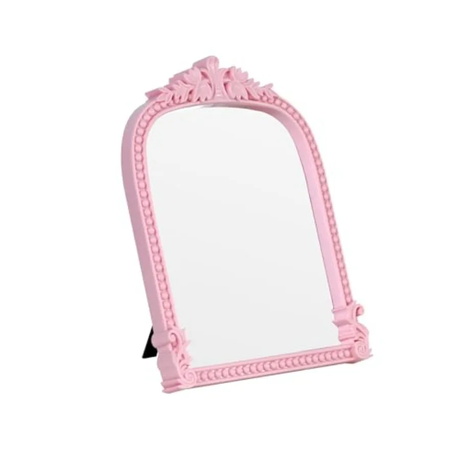 Plastic Arched Makeup Mirror, Standing, Hanging or Wall Mount, Bathroom, Living Room, Bedroom and Decorative Mirror -10.6 x 8.6
Plastic Arched Makeup Mirror, Standing, Hanging or Wall Mount, Bathroom, Living Room, Bedroom and Decorative Mirror -10.6 x 8.6