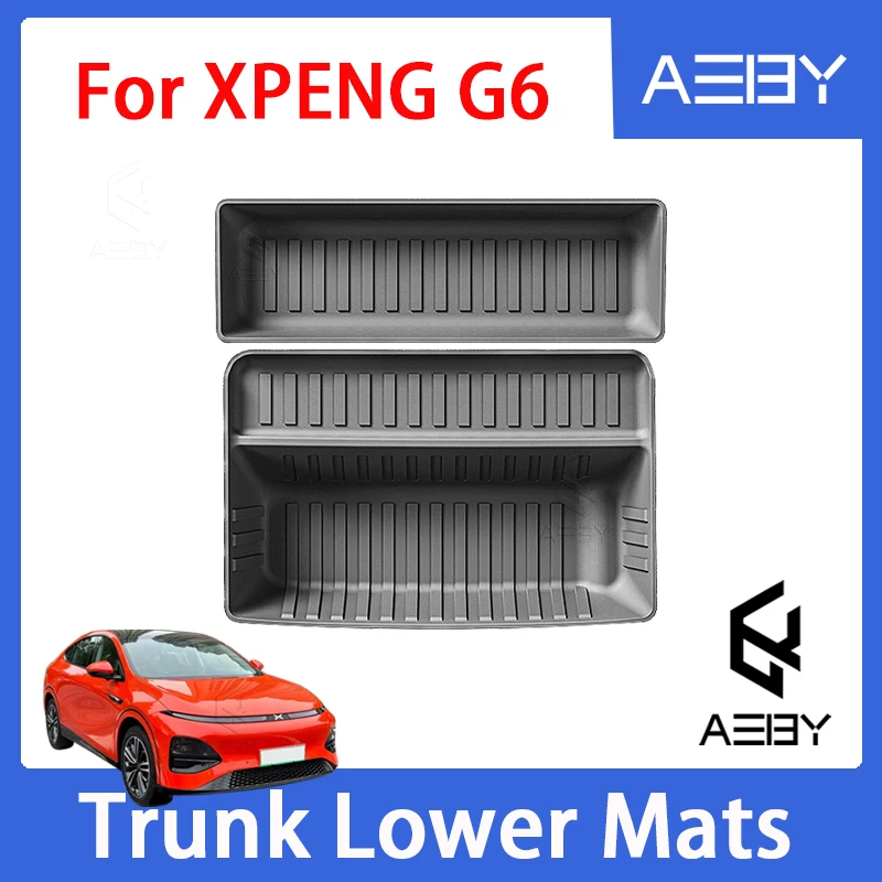 AEBY For XPENG G6 2023-2025 Car Front Rear Trunk Mats TPE Lower Trunk Storage Protective Cover Cargo Liner Anti Dirty Pads
AEBY For XPENG G6 2023-2025 Car Front Rear Trunk Mats TPE Lower Trunk Storage Protective Cover Cargo Liner Anti Dirty Pads