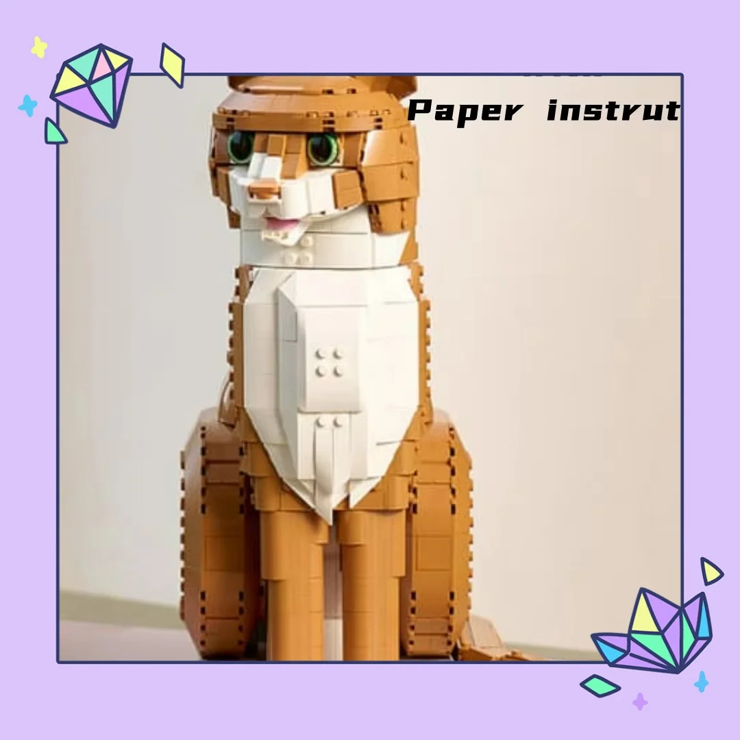 2026 orange cat model building brick creative pet animal holiday birthday toy home decoration gift
2026 orange cat model building brick creative pet animal holiday birthday toy home decoration gift