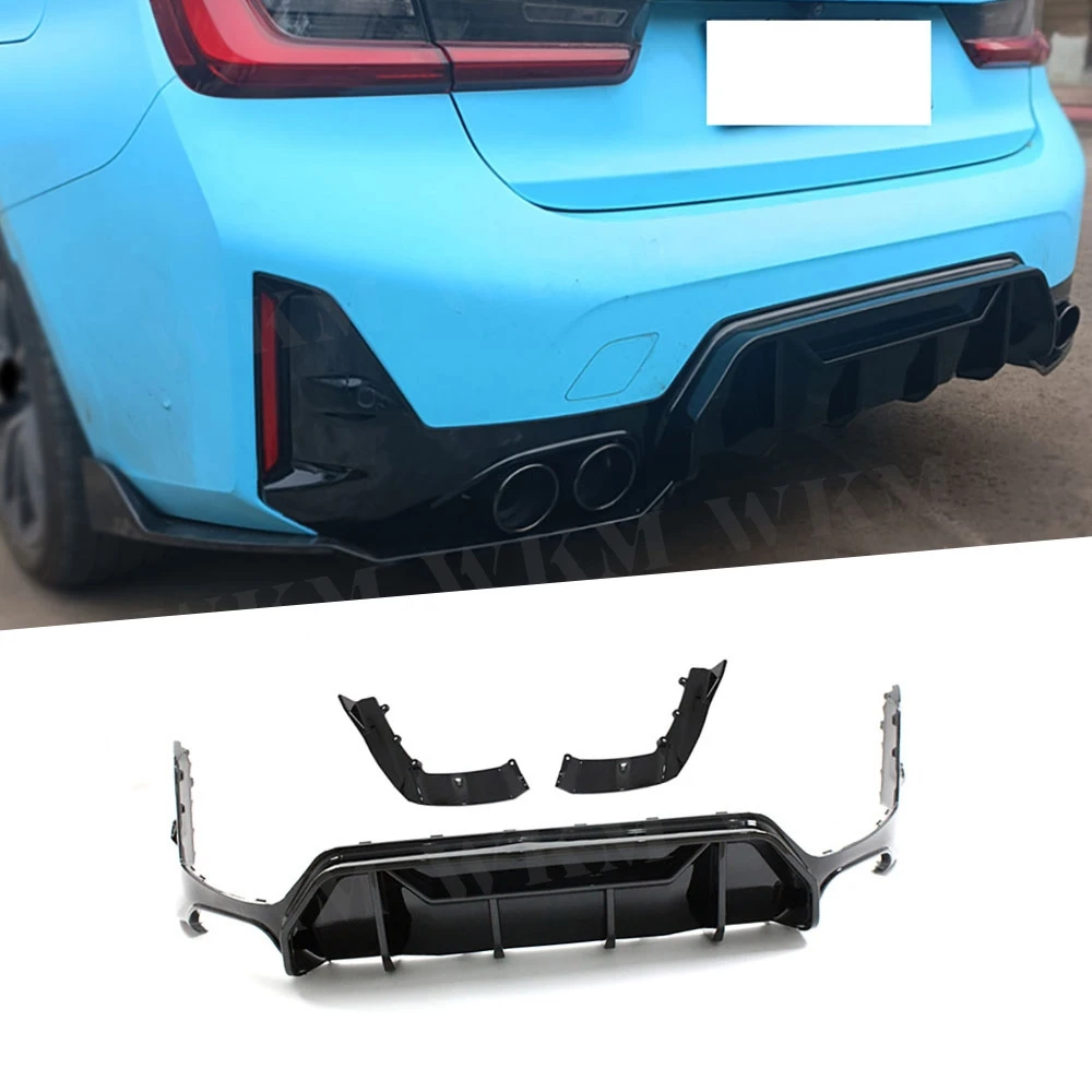 ABS Carbon Look Rear Splitters Spoiler Lip Rear Side Aprons For BMW 3 Series G20 G28 LCI 2023 + Rear Bumper Splitter Gloss Black
ABS Carbon Look Rear Splitters Spoiler Lip Rear Side Aprons For BMW 3 Series G20 G28 LCI 2023 + Rear Bumper Splitter Gloss Black