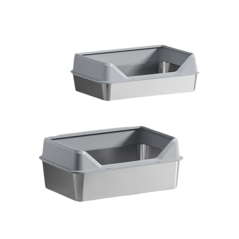 Super Large Stainless Steel Cat Litter Box Splash-Proof Bedpan Toilet with Easy Clean Feature Manual Cleaning Cat Litter Basin
Super Large Stainless Steel Cat Litter Box Splash-Proof Bedpan Toilet with Easy Clean Feature Manual Cleaning Cat Litter Basin