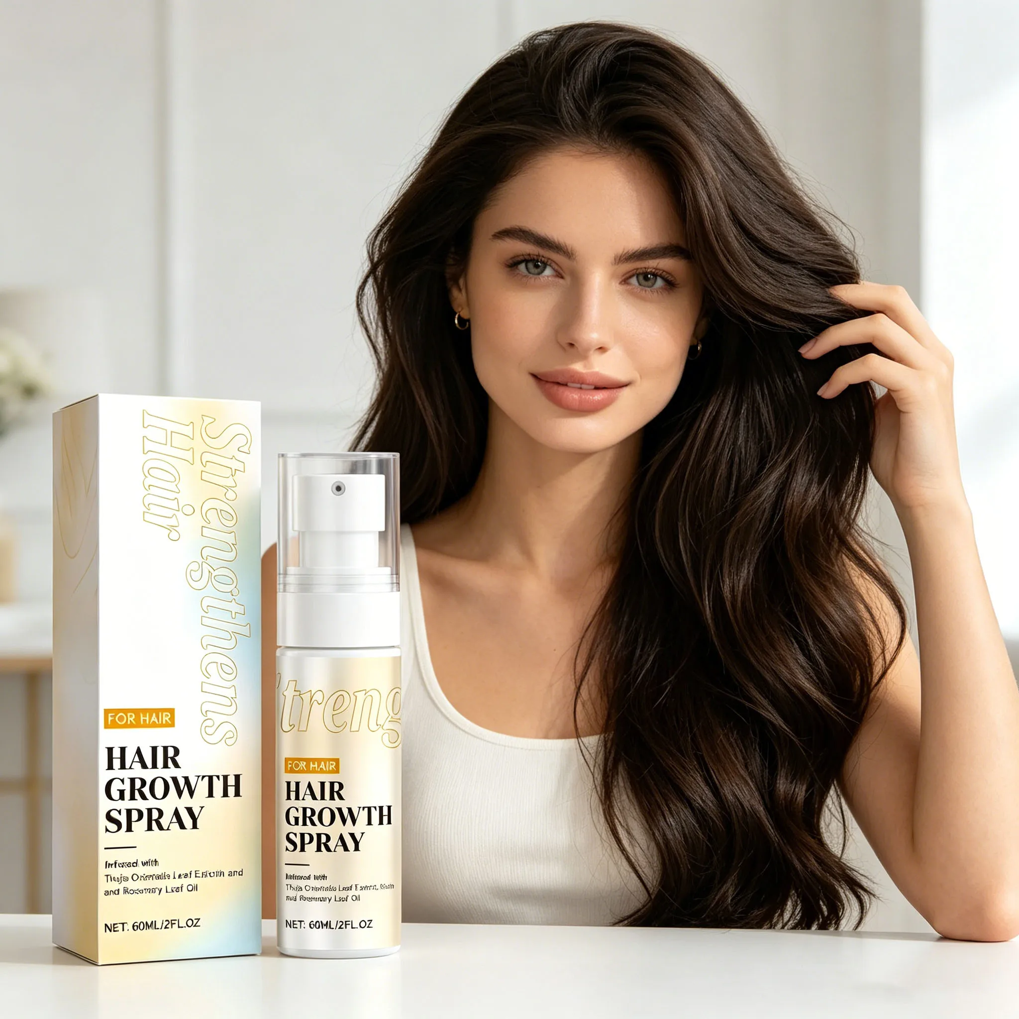 Hair Growth Spray Strengthen Hairs Follicle Reduce Loss Improving Thinning Split Hairs Repair Damaged Scalp Treatment Serum 60ml
Hair Growth Spray Strengthen Hairs Follicle Reduce Loss Improving Thinning Split Hairs Repair Damaged Scalp Treatment Serum 60ml
