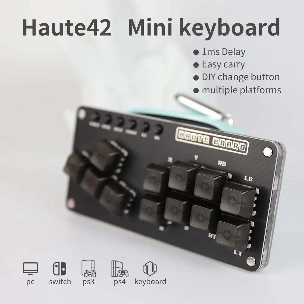 Slim Fightbox Hitbox Fighting Game Mini Game KeyBoard Arcade Fight Sticks For PC /Ps3/ Ps4 /Switch Hitbox Control Keypad