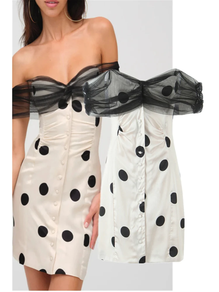 Уникальная сексуальная юбка-бюстье на одно плечо Me Splice в горошек, утягивающая юбка с запахом, облегающее платье для женщин
Уникальная сексуальная юбка-бюстье на одно плечо Me Splice в горошек, утягивающая юбка с запахом, облегающее платье для женщин