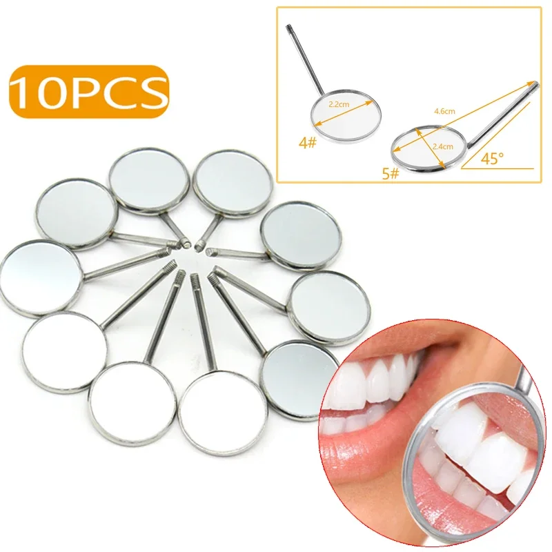 10 шт. стоматологическое зеркало для рта из нержавеющей стали 4 # /5 # Эфлекторное зеркало для полости рта, стоматолог, инструменты для гигиены полости рта
10 шт. стоматологическое зеркало для рта из нержавеющей стали 4 # /5 # Эфлекторное зеркало для полости рта, стоматолог, инструменты для гигиены полости рта