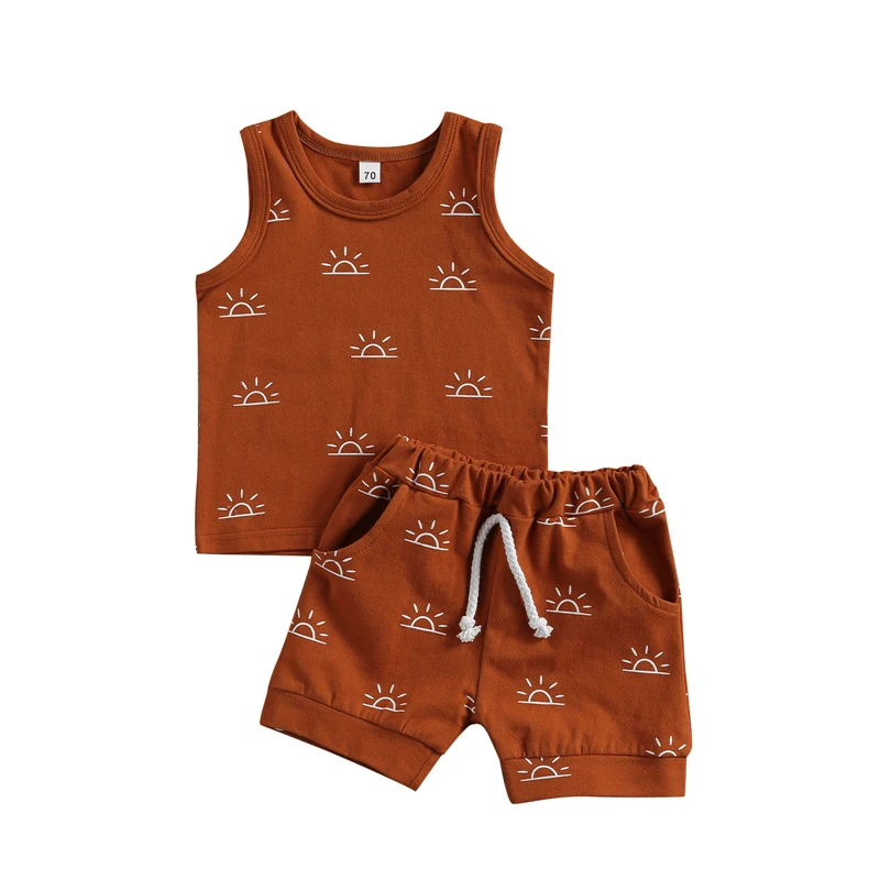 Baby Summer Clothing Set Cotton Toddler Boys Girls Sleeveless Tops+Shorts 2pcs Outfits Newborn Kids Casual Tracksuits
Baby Summer Clothing Set Cotton Toddler Boys Girls Sleeveless Tops+Shorts 2pcs Outfits Newborn Kids Casual Tracksuits