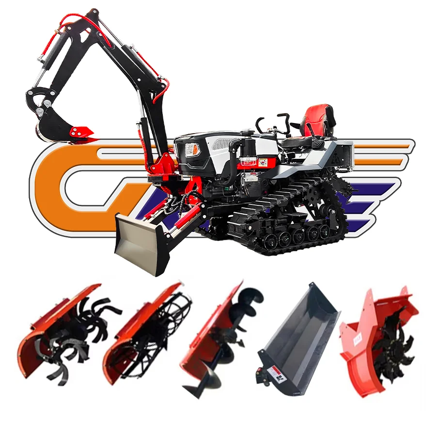 Discount Price Mini 25/35/50/60/80/100 Hp Diesel Power Tiller Cultivators Agricultural Farming Machine Crawler Tractor
Discount Price Mini 25/35/50/60/80/100 Hp Diesel Power Tiller Cultivators Agricultural Farming Machine Crawler Tractor