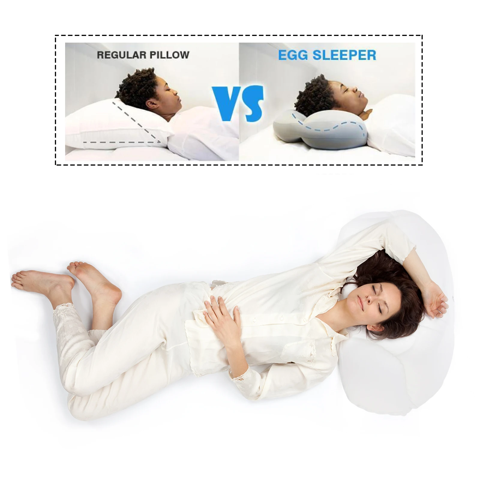 1Pcs Sleep Pillow Creative Design Neck Shoulder Support Pillow Comfortable Lightweight Travel Airplane Camping Cushion 
1Pcs Sleep Pillow Creative Design Neck Shoulder Support Pillow Comfortable Lightweight Travel Airplane Camping Cushion