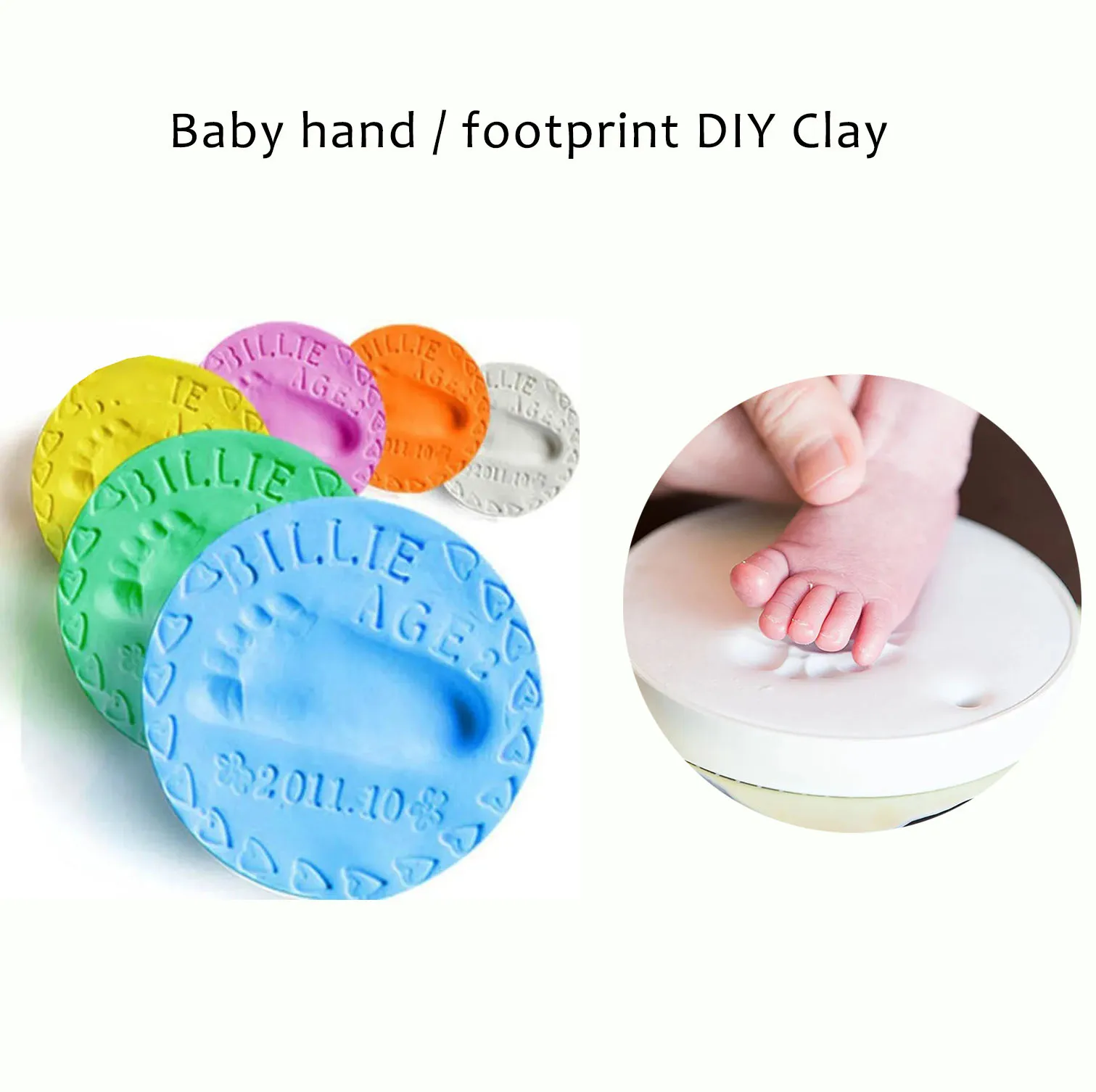 Baby Handprint Slime Infant Soft Modeling Clay Air Drying Play Light Clay Toys Newborn Footprint Imprint Kit Diy Souvenir Gifts
Baby Handprint Slime Infant Soft Modeling Clay Air Drying Play Light Clay Toys Newborn Footprint Imprint Kit Diy Souvenir Gifts