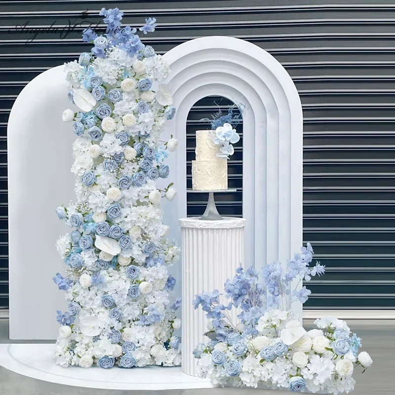 Haze Blue White Rose Plam Babysbreath Wedding Backdrop Arch KT Board Decor 5D Floral Arrangement Floor Flower Event Party Props
Haze Blue White Rose Plam Babysbreath Wedding Backdrop Arch KT Board Decor 5D Floral Arrangement Floor Flower Event Party Props