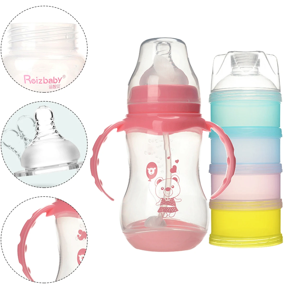 2Pcs Baby Milk Powder Dispenser Portable Formula Holder Leak Proof PP Travel Kids Bottle Storage Box Temperature Changing
2Pcs Baby Milk Powder Dispenser Portable Formula Holder Leak Proof PP Travel Kids Bottle Storage Box Temperature Changing
