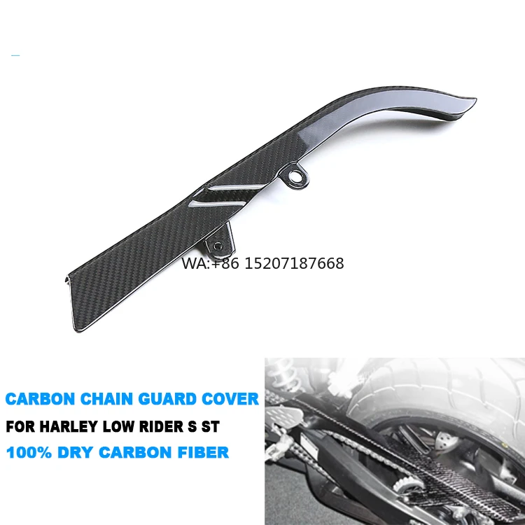 AKOSO Carbon Real 3K Сухое углеродное волокно Защитная крышка цепи мотоцикла для Harley Davidson Low Rider S ST 2022-2025
AKOSO Carbon Real 3K Сухое углеродное волокно Защитная крышка цепи мотоцикла для Harley Davidson Low Rider S ST 2022-2025