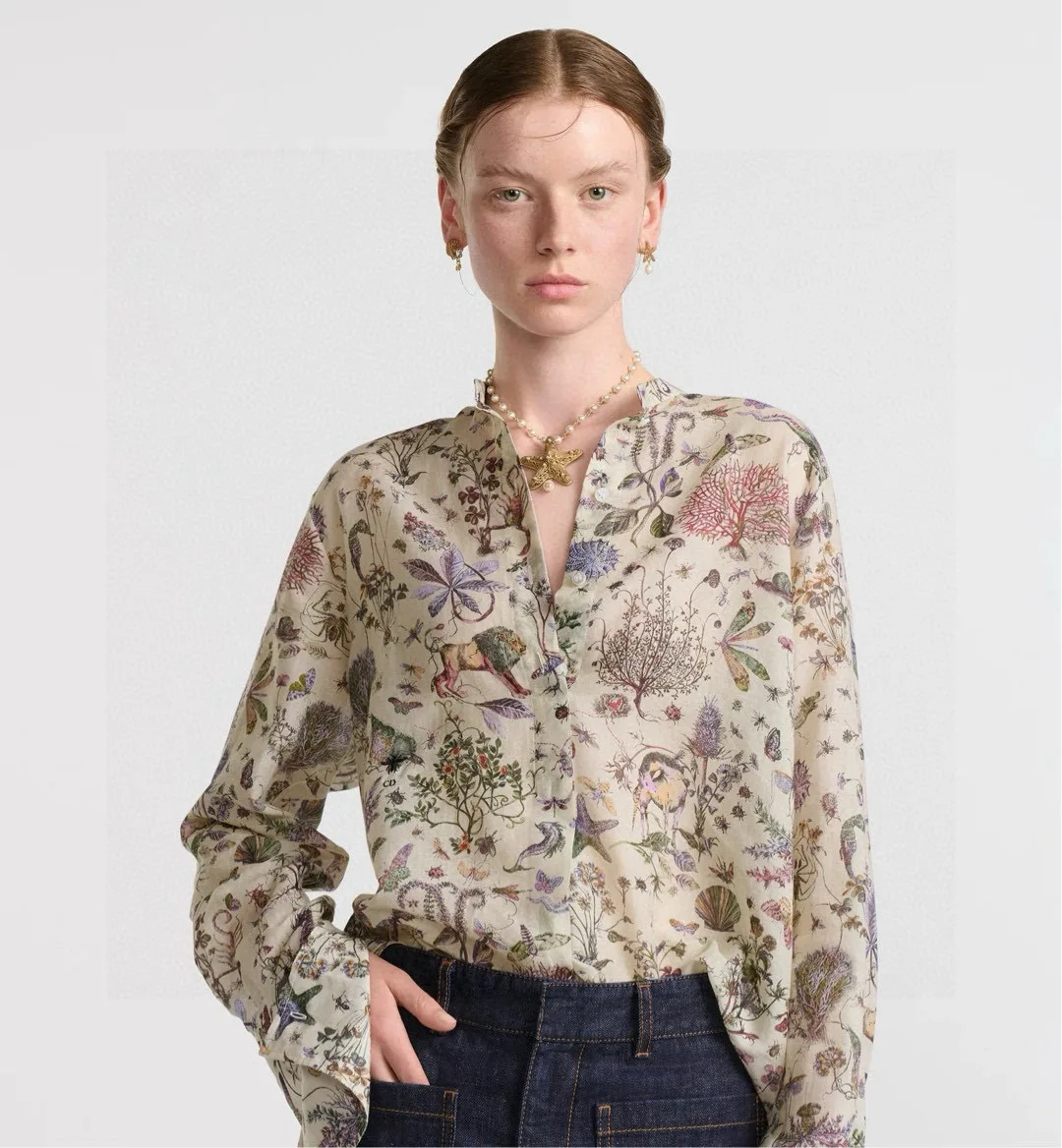 25SS early spring new product Ru nature multi-color pattern printed shirt The fit is loose and inclusive, and the figure is casu
25SS early spring new product Ru nature multi-color pattern printed shirt The fit is loose and inclusive, and the figure is casu