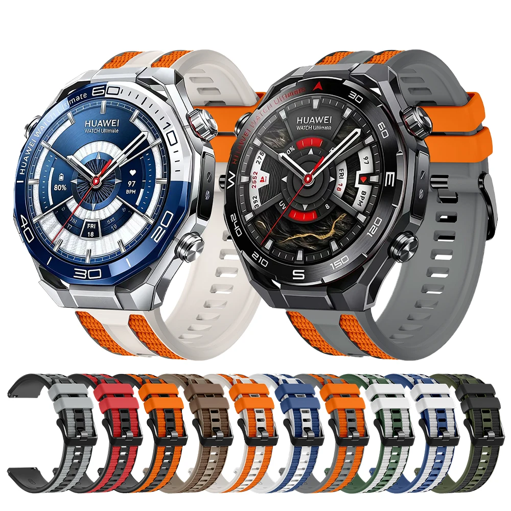 Silicone Sport Strap for Huawei Smart Watch Ultimate 2 Original Replace Band for Huawei GT6 Pro GT6 46mm Band Accessories
Silicone Sport Strap for Huawei Smart Watch Ultimate 2 Original Replace Band for Huawei GT6 Pro GT6 46mm Band Accessories
