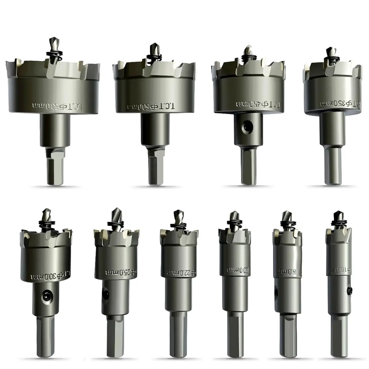 Набор из 10 коронок TCT с твердосплавными напайками для металла, с пилотными сверлами от 5/8 до 2-1/8 дюйма, набор фрез из карбида вольфрама для железа, дерева, пластика
Набор из 10 коронок TCT с твердосплавными напайками для металла, с пилотными сверлами от 5/8 до 2-1/8 дюйма, набор фрез из карбида вольфрама для железа, дерева, пластика