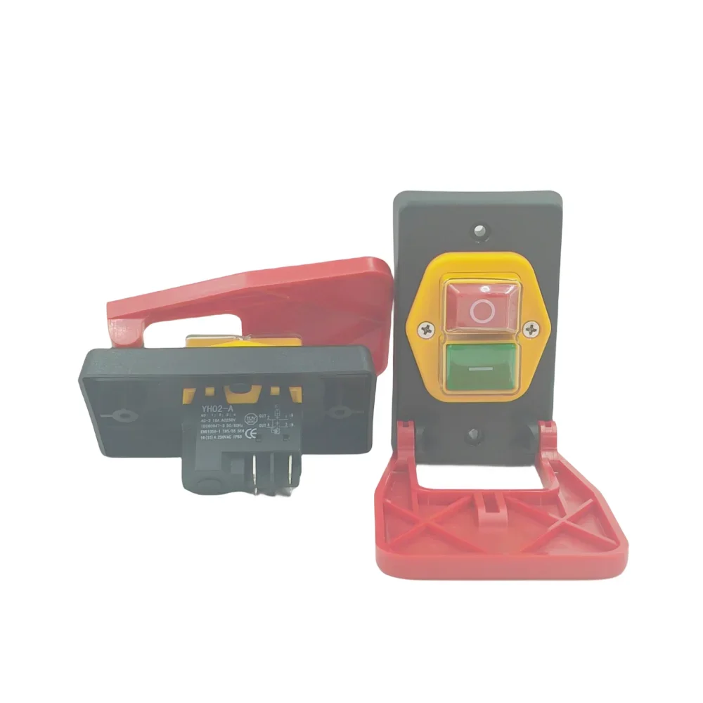 Off-On Red Cover Emergency Stop Push Button Switch 16A Power-Off/Undervoltage Protection Electromagnetic Start Switch
Off-On Red Cover Emergency Stop Push Button Switch 16A Power-Off/Undervoltage Protection Electromagnetic Start Switch
